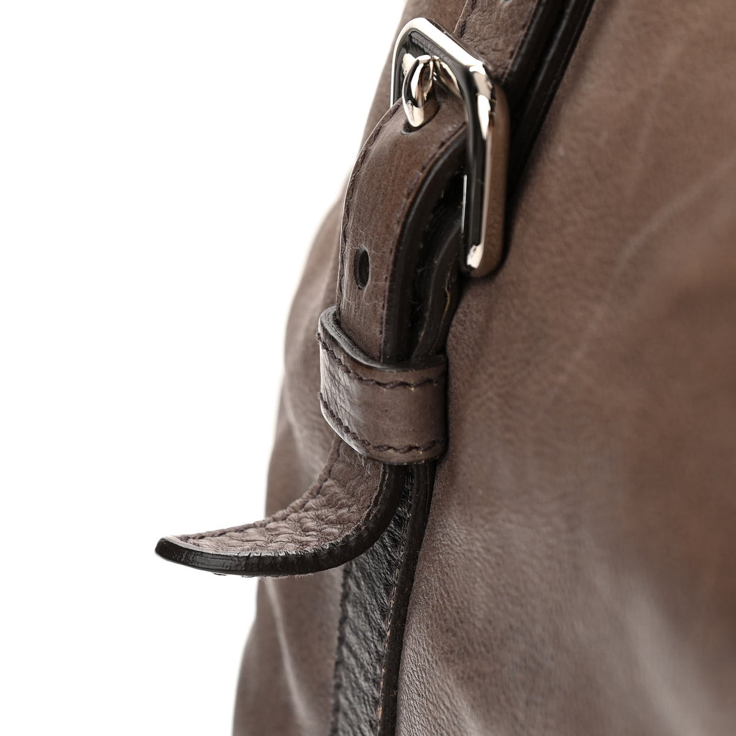 Glace Calf Shoulder Bag Ardesia Fumo