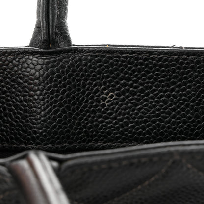 Chanel Caviar Quilted Medallion Tote Black 13 of 13