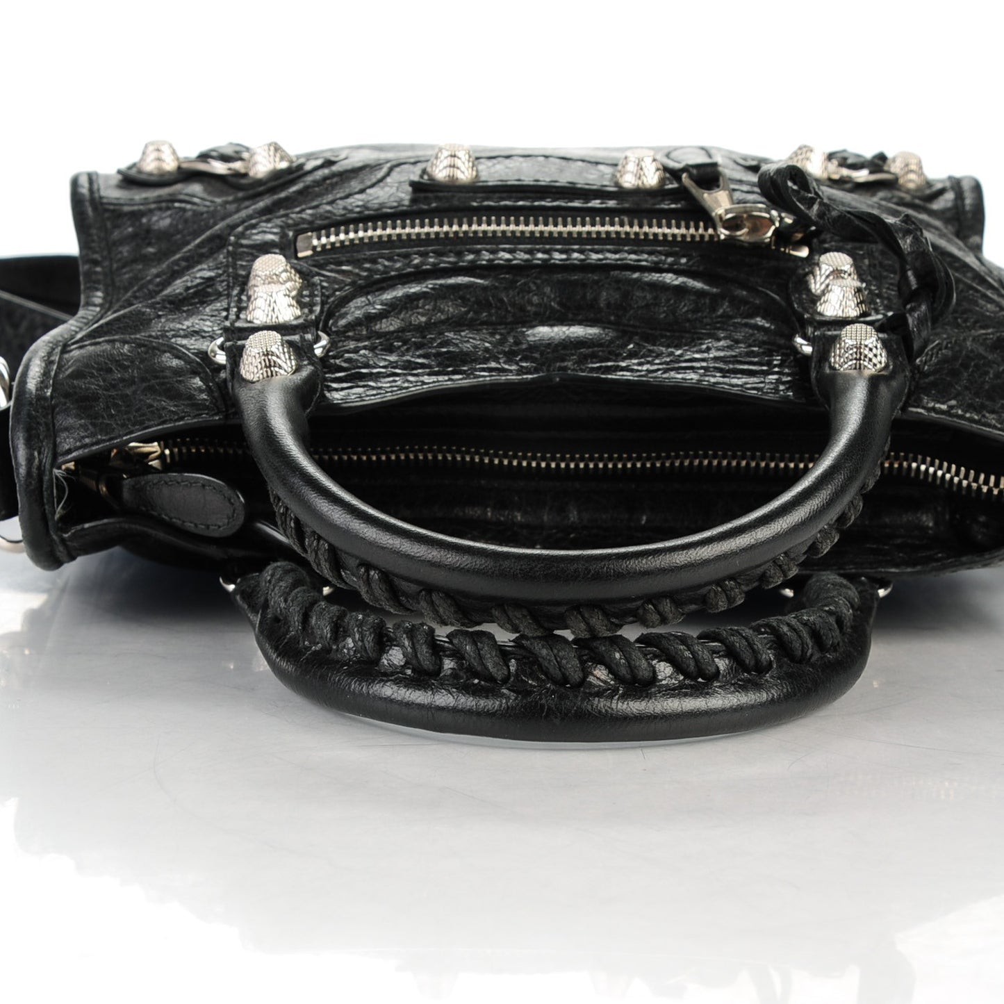 Agneau Giant 12 Silver Hardware Mini City Black