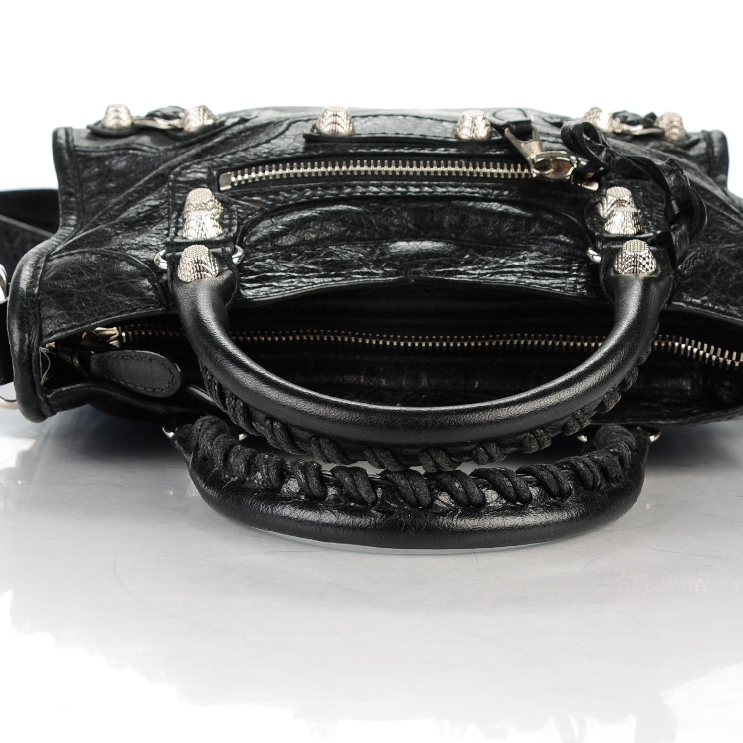 Balenciaga Agneau Giant 12 Silver Hardware Mini City Black 5 of 8
