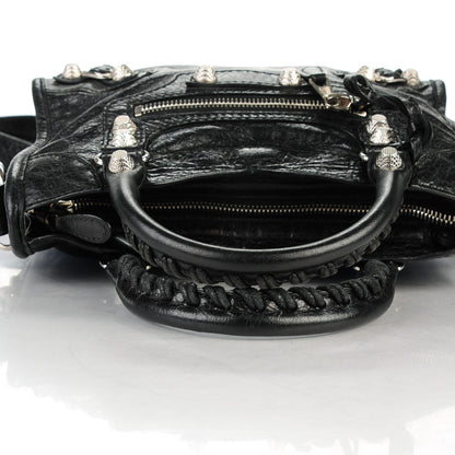 Balenciaga Agneau Giant 12 Silver Hardware Mini City Black 5 of 8