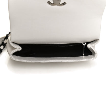 Chanel Caviar Quilted My Everything Small Flap White Black 5 of 10