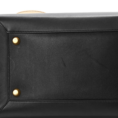 Celine Smooth Calfskin Small Bi-Color Belt Bag Black Cream 16 of 17