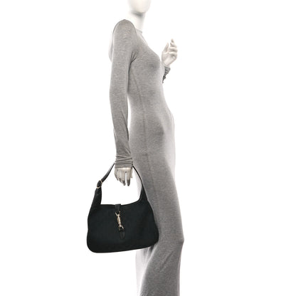 Gucci Monogram Small Jackie O Hobo Black 2 of 14