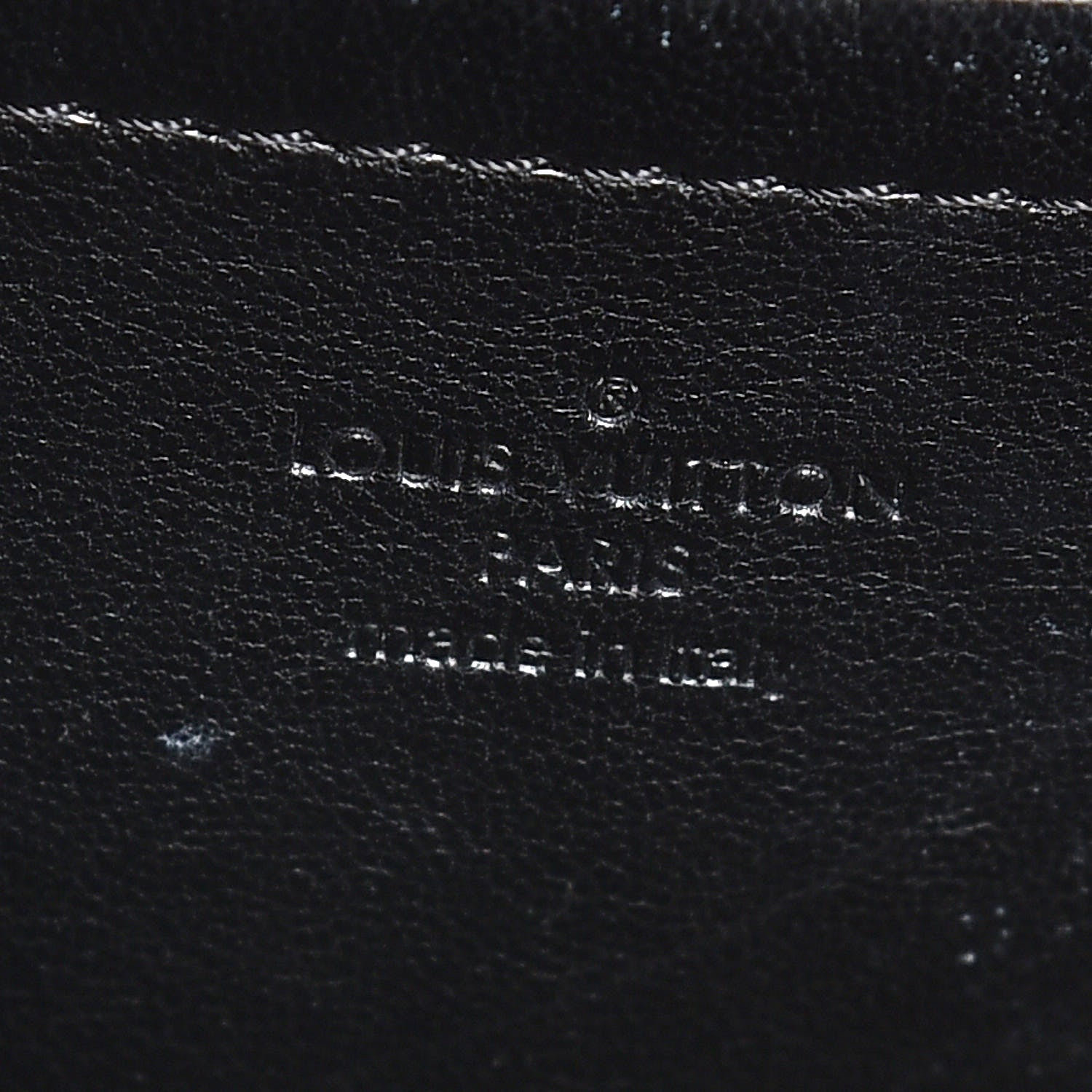 Louis Vuitton Lambskin Malletage Pochette Flap Black 6 of 10