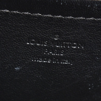 Louis Vuitton Lambskin Malletage Pochette Flap Black 6 of 10