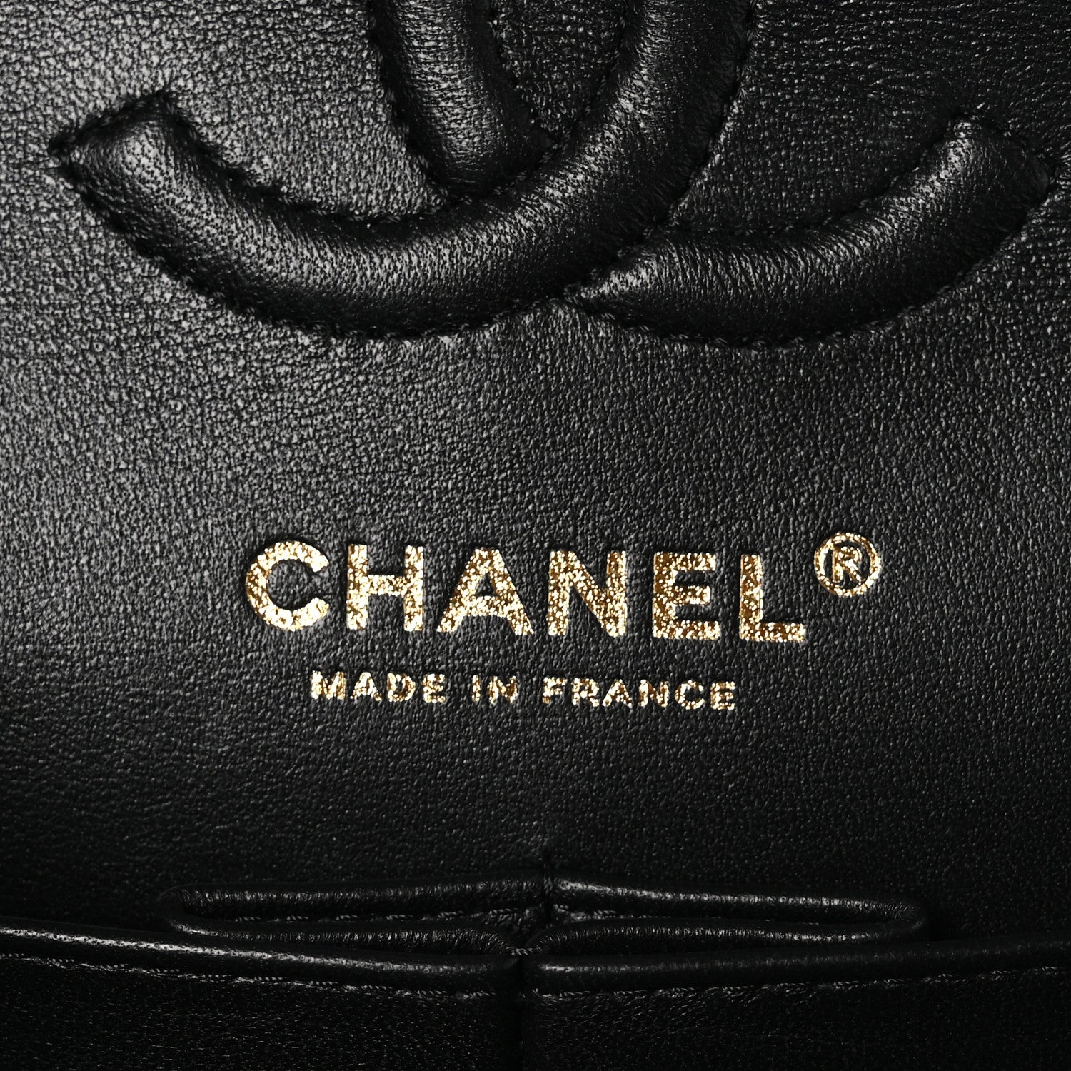 Chanel Lambskin Quilted Small Double Flap Black 8 of 11