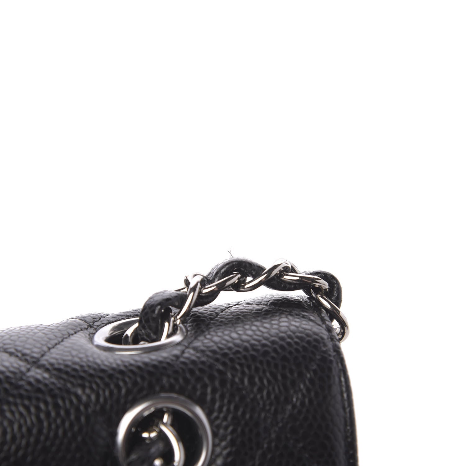 Chanel Caviar Quilted Medium Double Flap Black 9 of 12