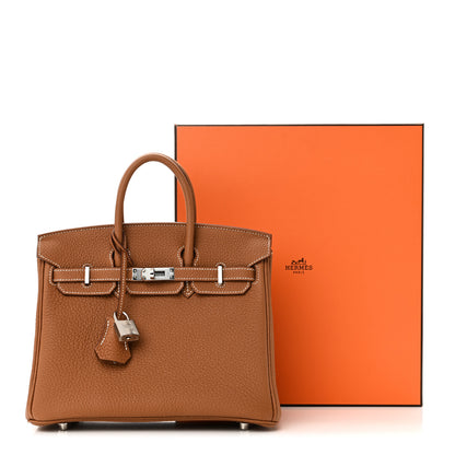 Hermes Togo Birkin 25 Gold 11 of 11