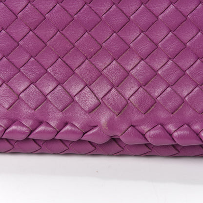 Bottega Veneta Nappa Intrecciato Dahlia Clutch Crossbody Peony 10 of 17