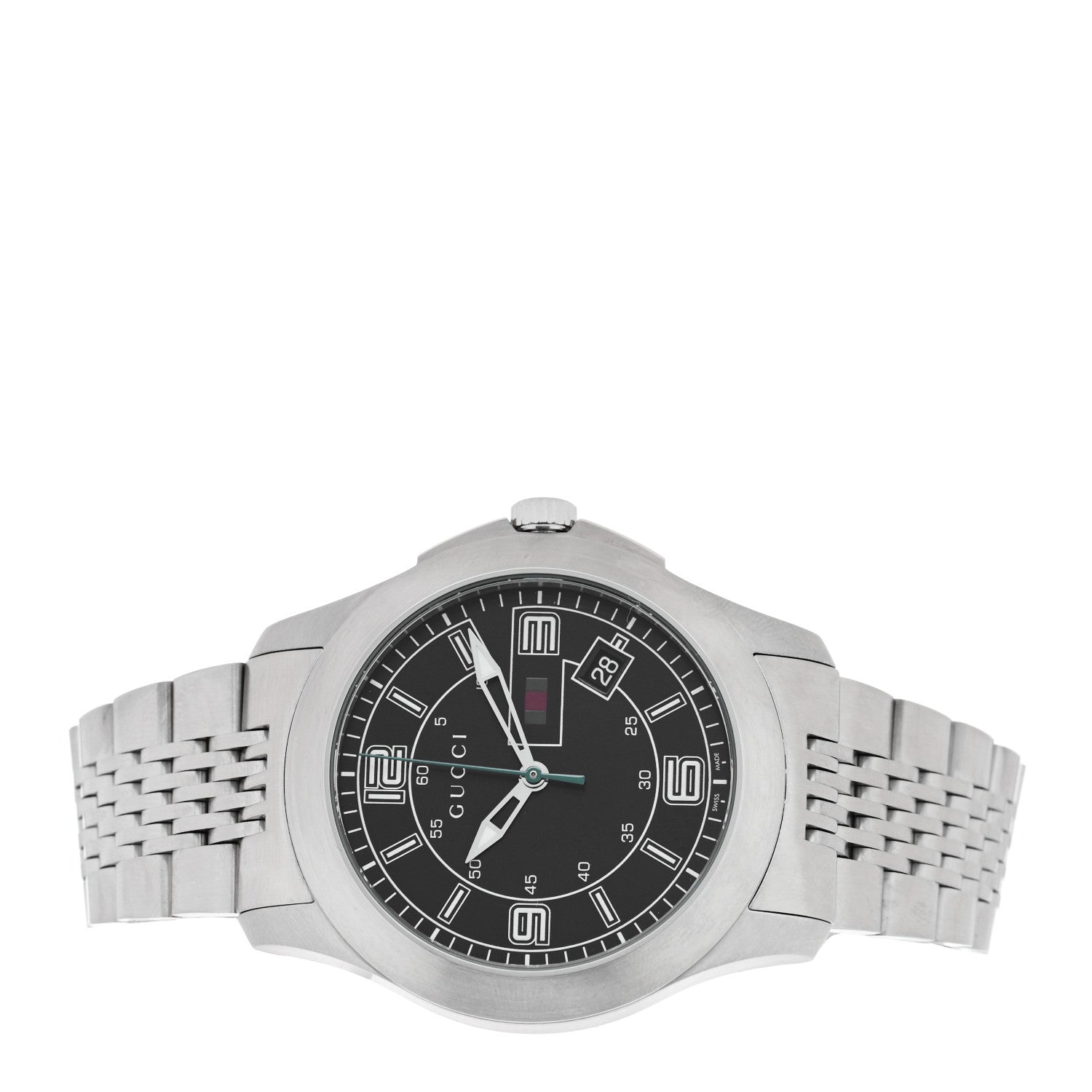 Gucci Stainless Steel 44mm G-Timeless Quartz Watch Black 2 of 4