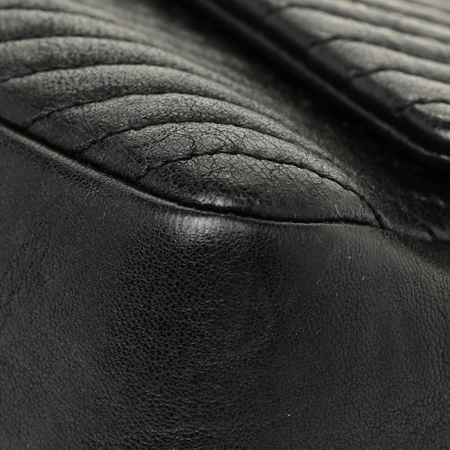 Chanel Calfskin Chevron Quilted Small Surpique Flap Black 11 of 21