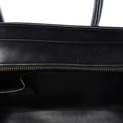 Celine Bullhide Calfskin Suede Mini Tri-Color Luggage Dark Ruby 10 of 20