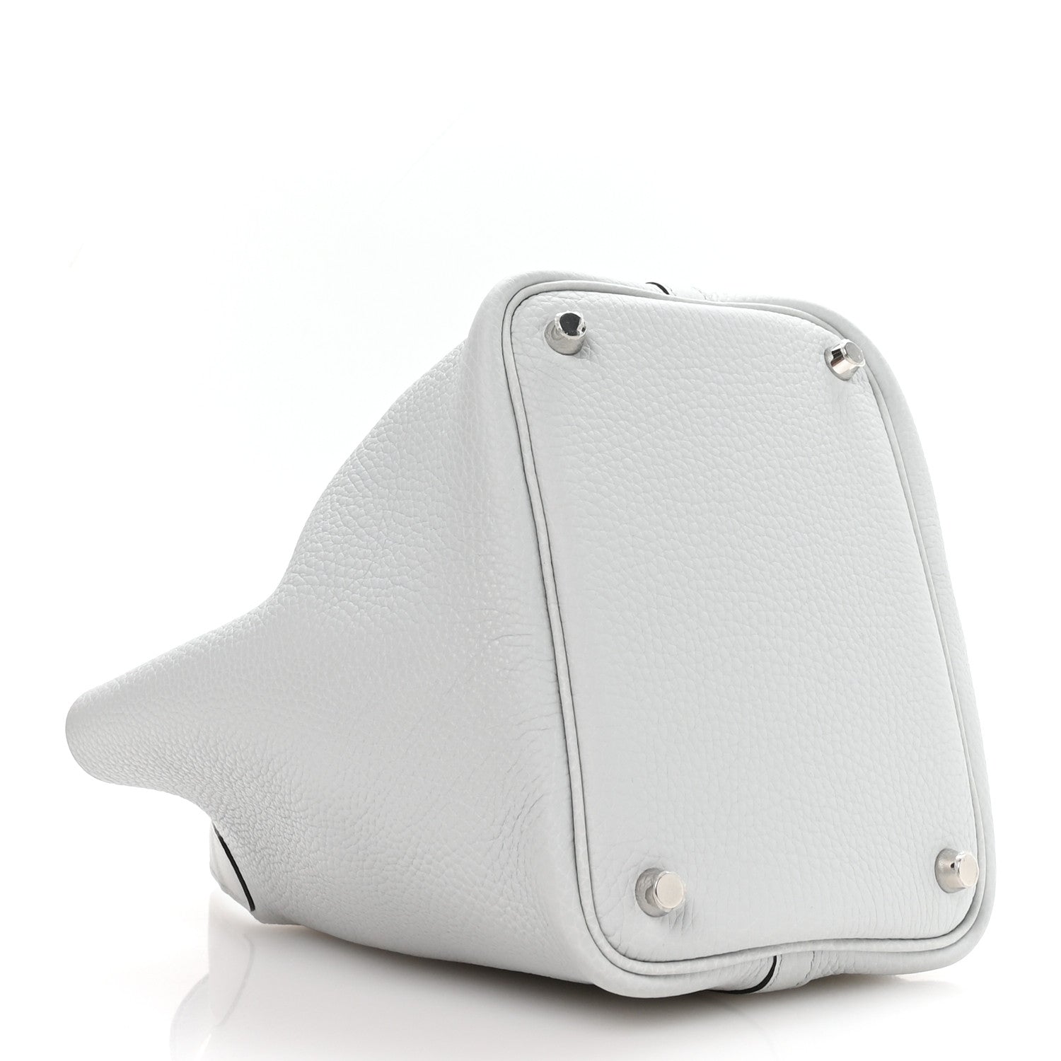 Hermes Taurillon Clemence Picotin Lock 18 PM Bleu Pale 7 of 25