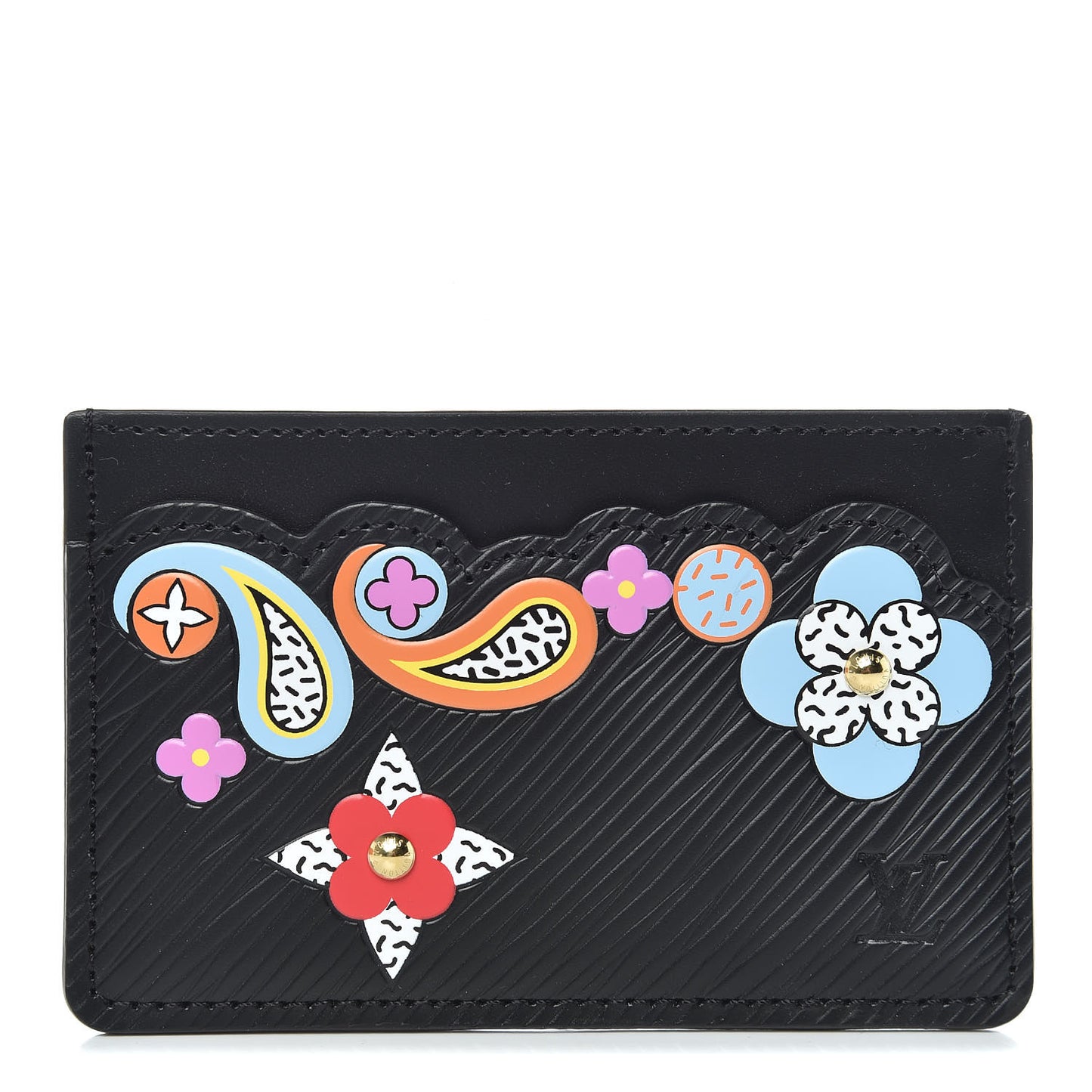 Epi Flower Remix Card Holder Black