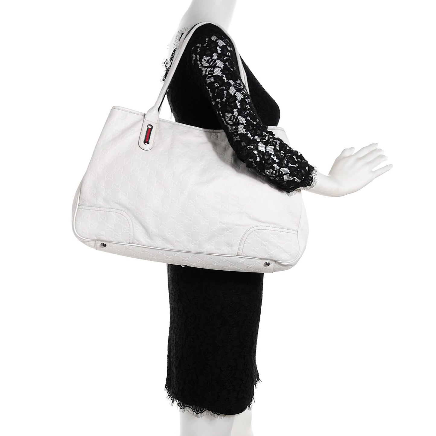 Guccissima Large Princy Tote White