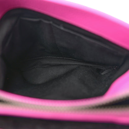 Balenciaga Grained Calfskin Le Dix Mini Soft Cartable Rose Fluo 5 of 16