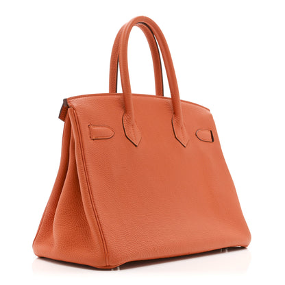 Hermes Togo Birkin 30 Orange 3 of 10