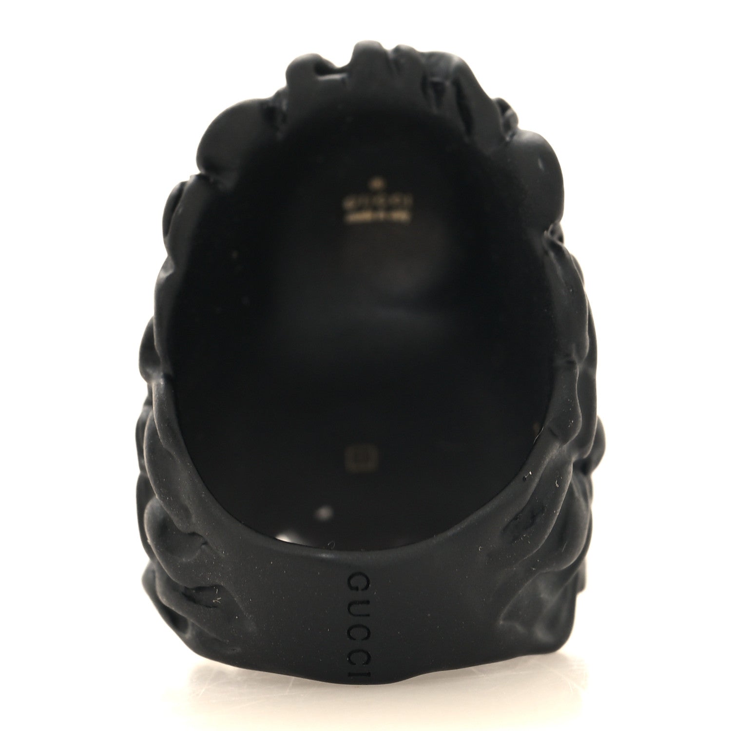 Gucci Glass Pearl Lion Head Ring 52 6 Black Pink 3 of 6