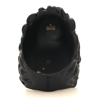 Gucci Glass Pearl Lion Head Ring 52 6 Black Pink 3 of 6