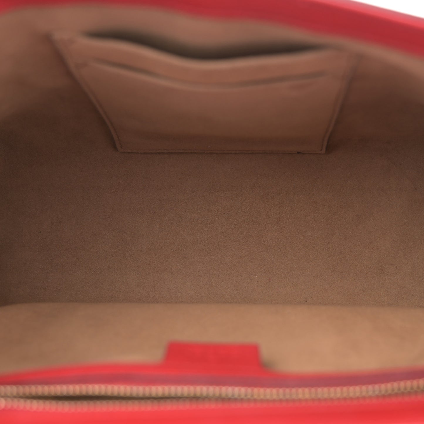 GG Supreme Monogram Calfskin Medium Padlock Shoulder Bag Beige Hibiscus Red New Rosette