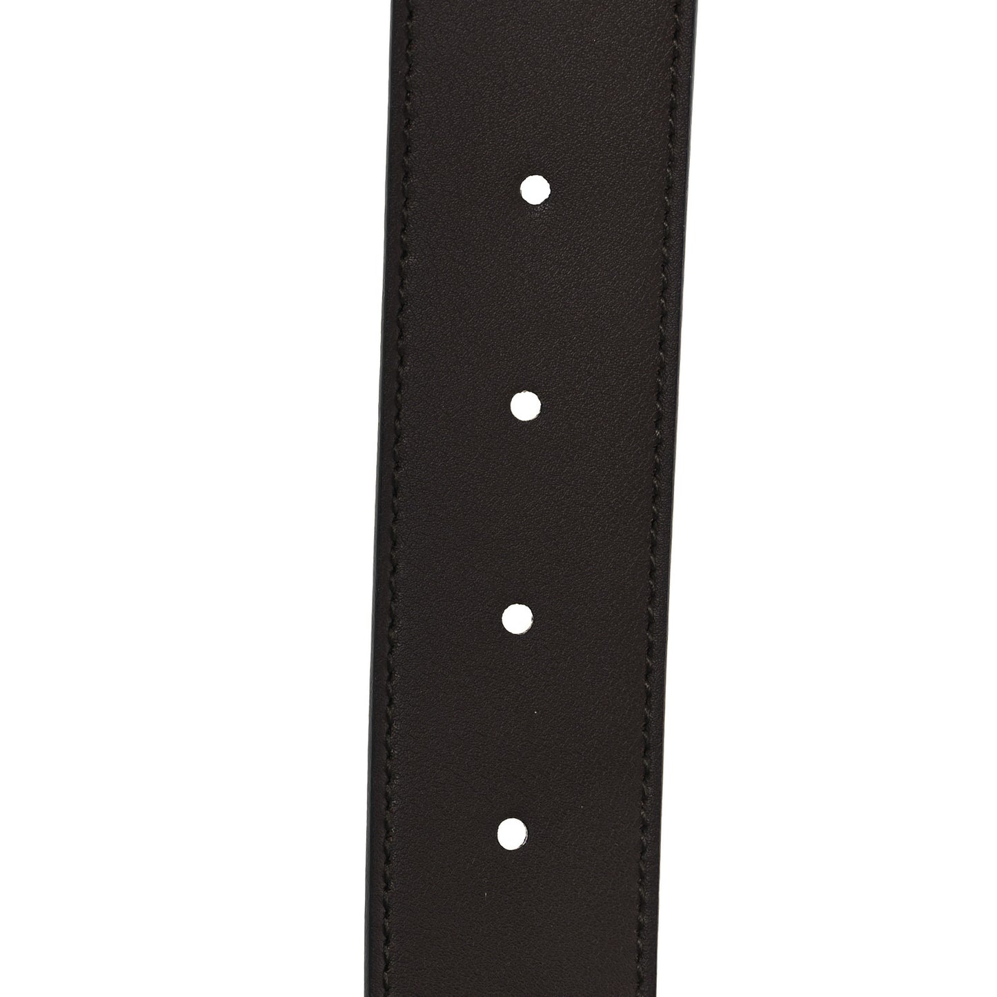 Supreme Monogram Calfskin Rectangular Belt 120 48 Brown