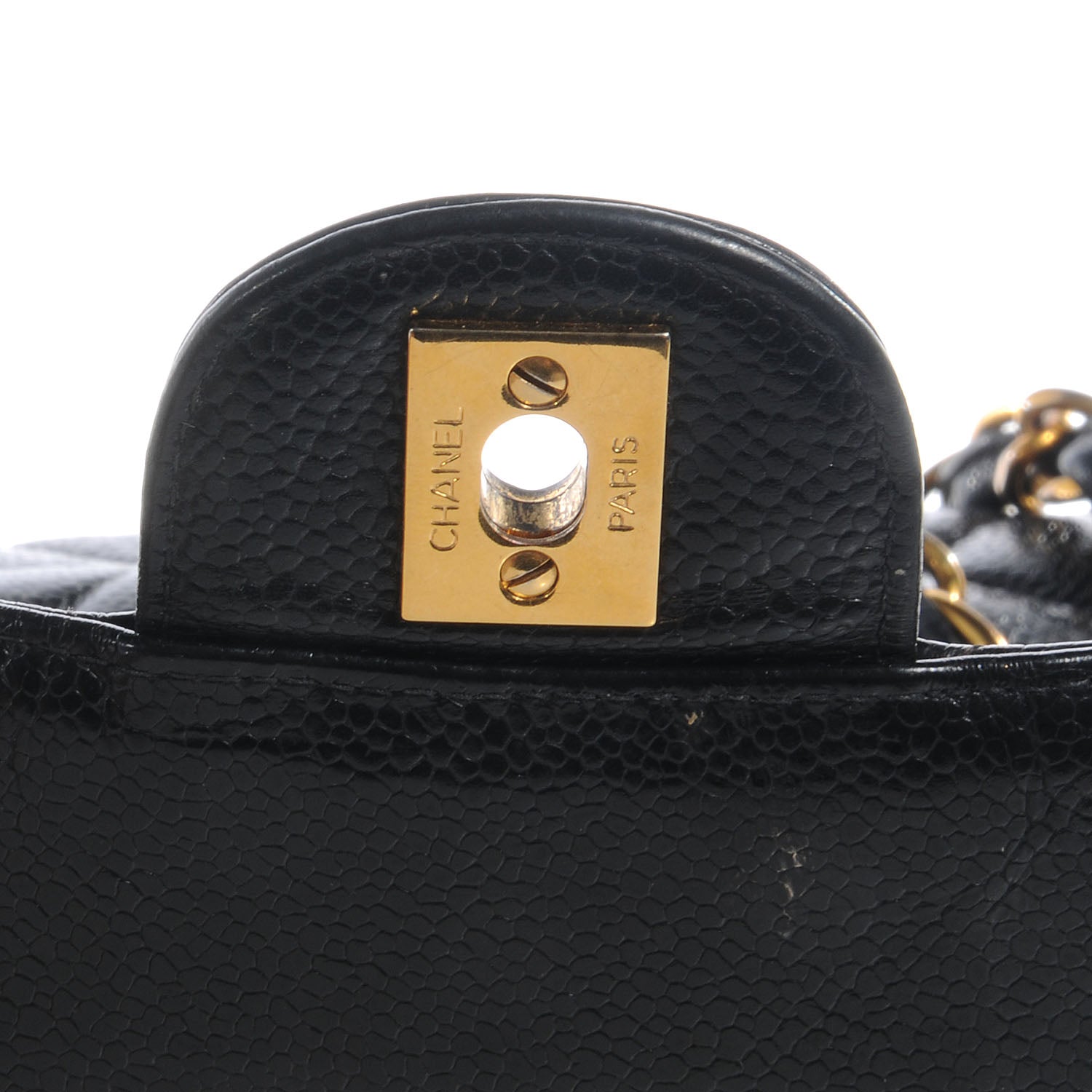 Chanel Caviar Jumbo Single Flap Black 8 of 12