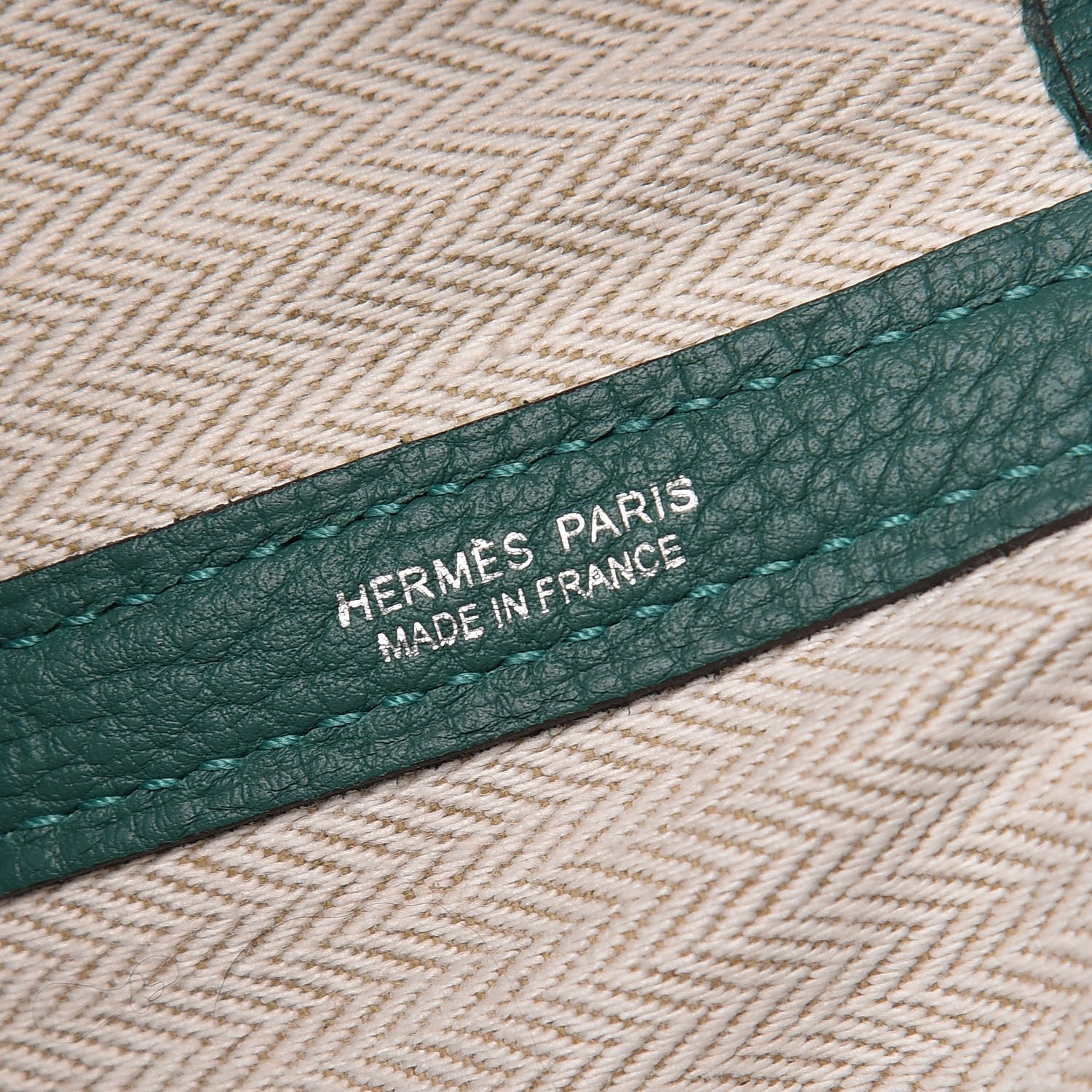 Hermes Negonda Garden Party Tote 36 MM Malachite 6 of 10