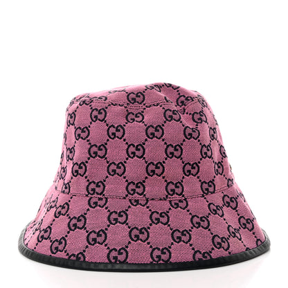 Gucci Monogram Multicolor New Sakai Calfskin Bob Malibu Bucket Hat XL Parma Violet Blue 5 of 9