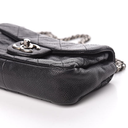 Chanel Caviar Quilted Mini Simply CC Flap Black 9 of 11