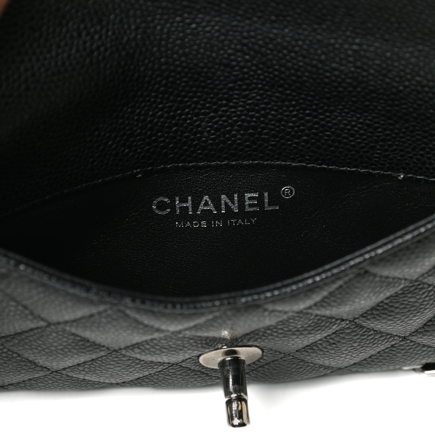 Chanel Caviar Quilted Daily Zip Crossbody Bag Black 5 of 14