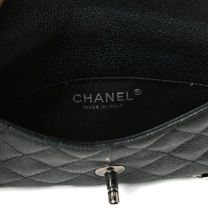 Chanel Caviar Quilted Daily Zip Crossbody Bag Black 5 of 14
