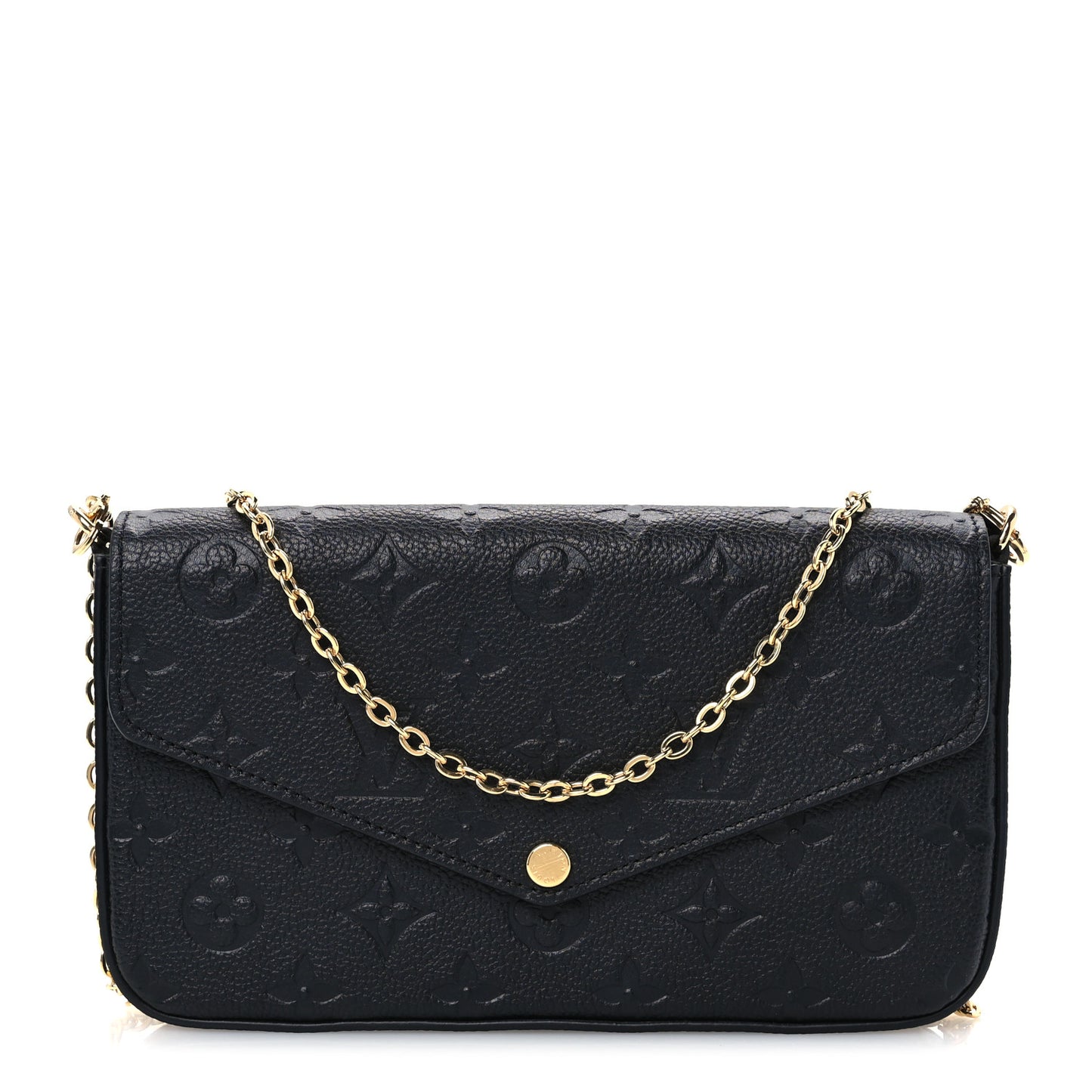 Empreinte Pochette Felicie Chain Wallet Black