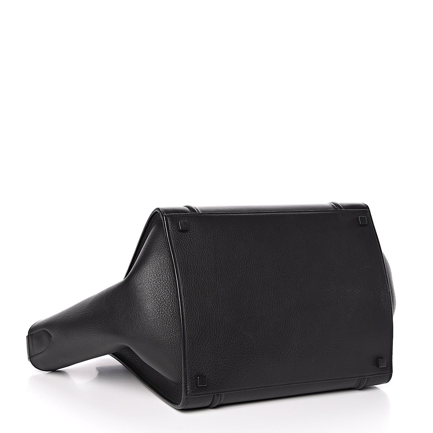 Supple Calfskin Medium Phantom Luggage Black