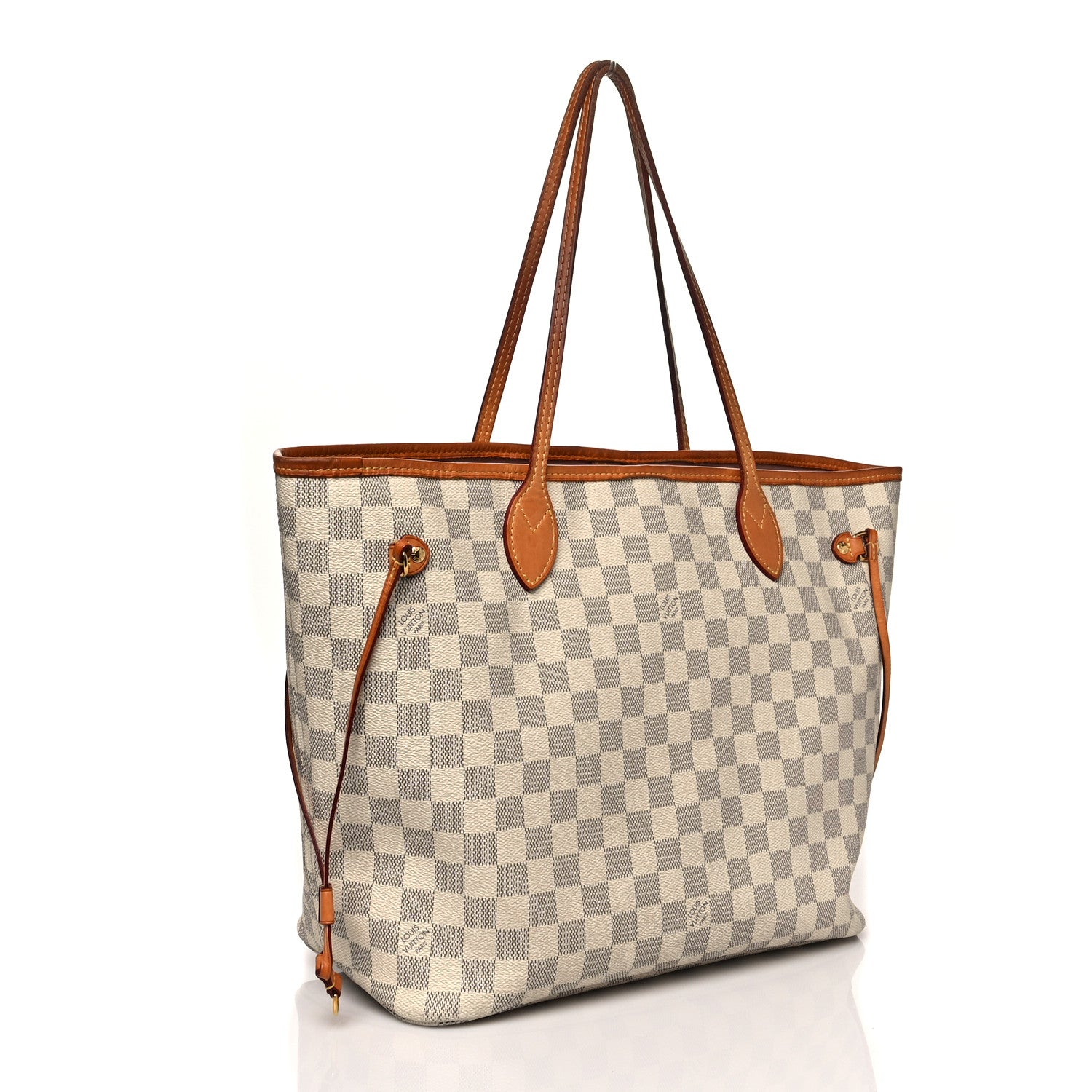 Louis Vuitton Damier Azur Neo Neverfull MM Rose Ballerine 2 of 17