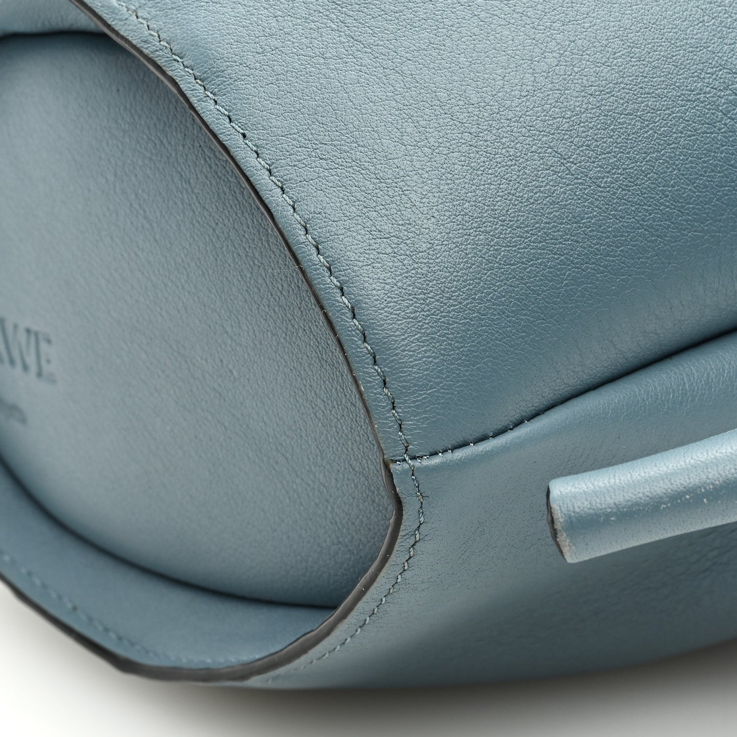 Calfskin Mini Elephant Crossbody Bag Blue