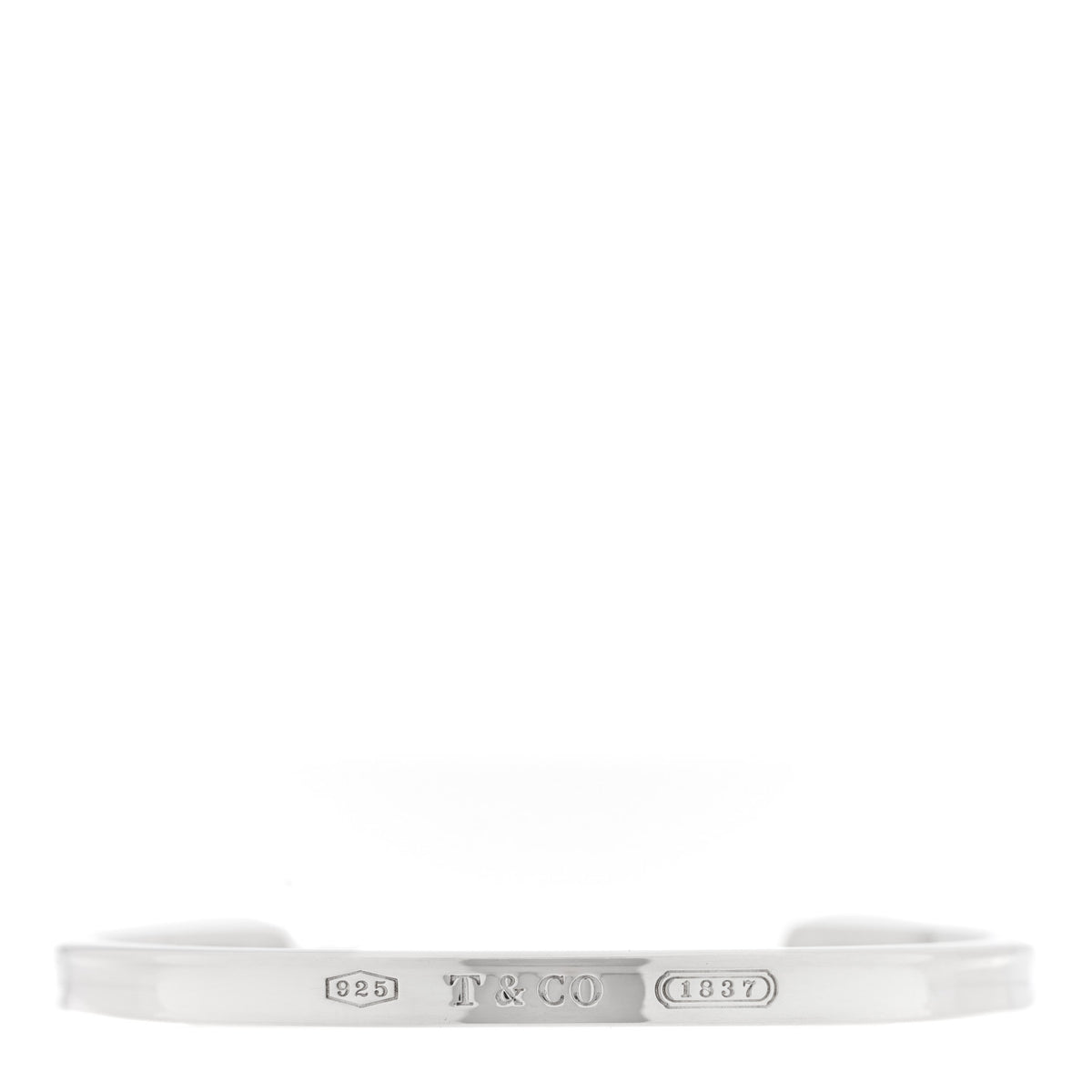 Sterling Silver Narrow 1837 Cuff Bracelet