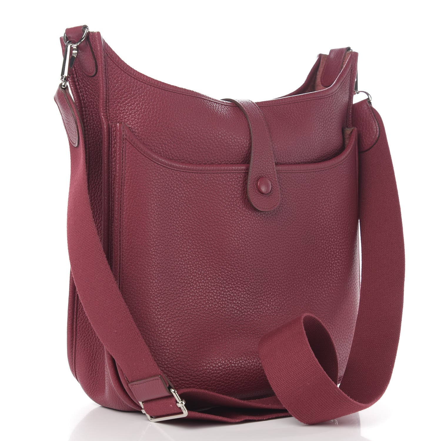 Hermes Taurillon Clemence Evelyne III PM Rubis 3 of 12