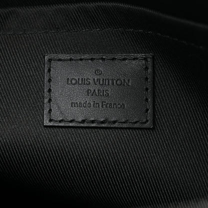 Louis Vuitton Grained Calfskin Aerogram City Keepall Black 5 of 8
