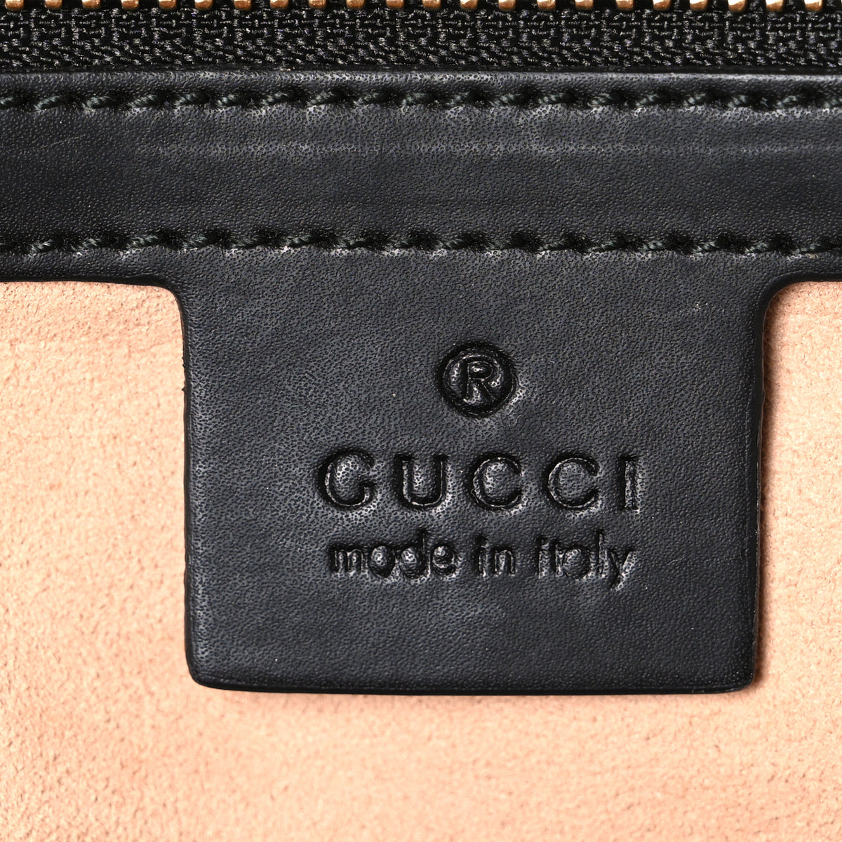 Gucci GG Supreme Monogram Bees Print Small Day Backpack Beige Oro Black 5 of 12