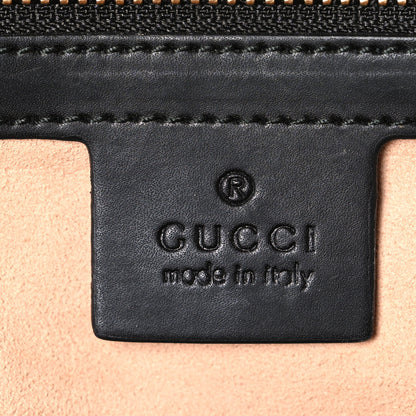Gucci GG Supreme Monogram Bees Print Small Day Backpack Beige Oro Black 5 of 12