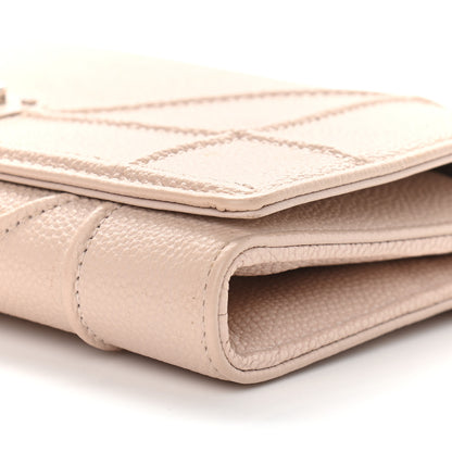 Christian Dior Grained Calfskin Diorama Croisiere Chain Wallet Rose Poudre 9 of 9
