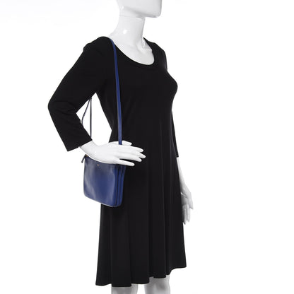 Celine Lambskin Small Trio Crossbody Bag Indigo 2 of 7
