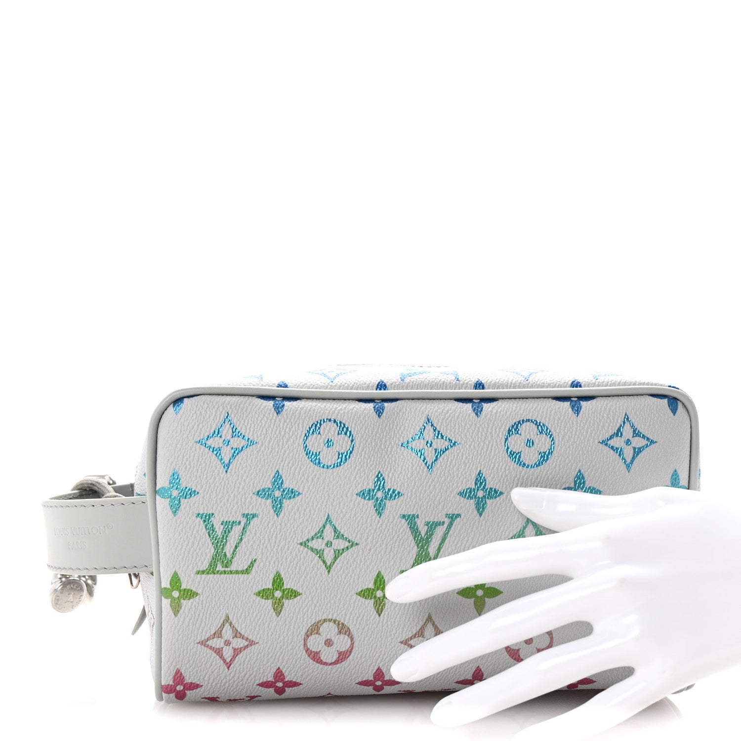 Louis Vuitton Monogram Locker Dopp Kit Toilet Pouch Gradient Grey 2 of 8