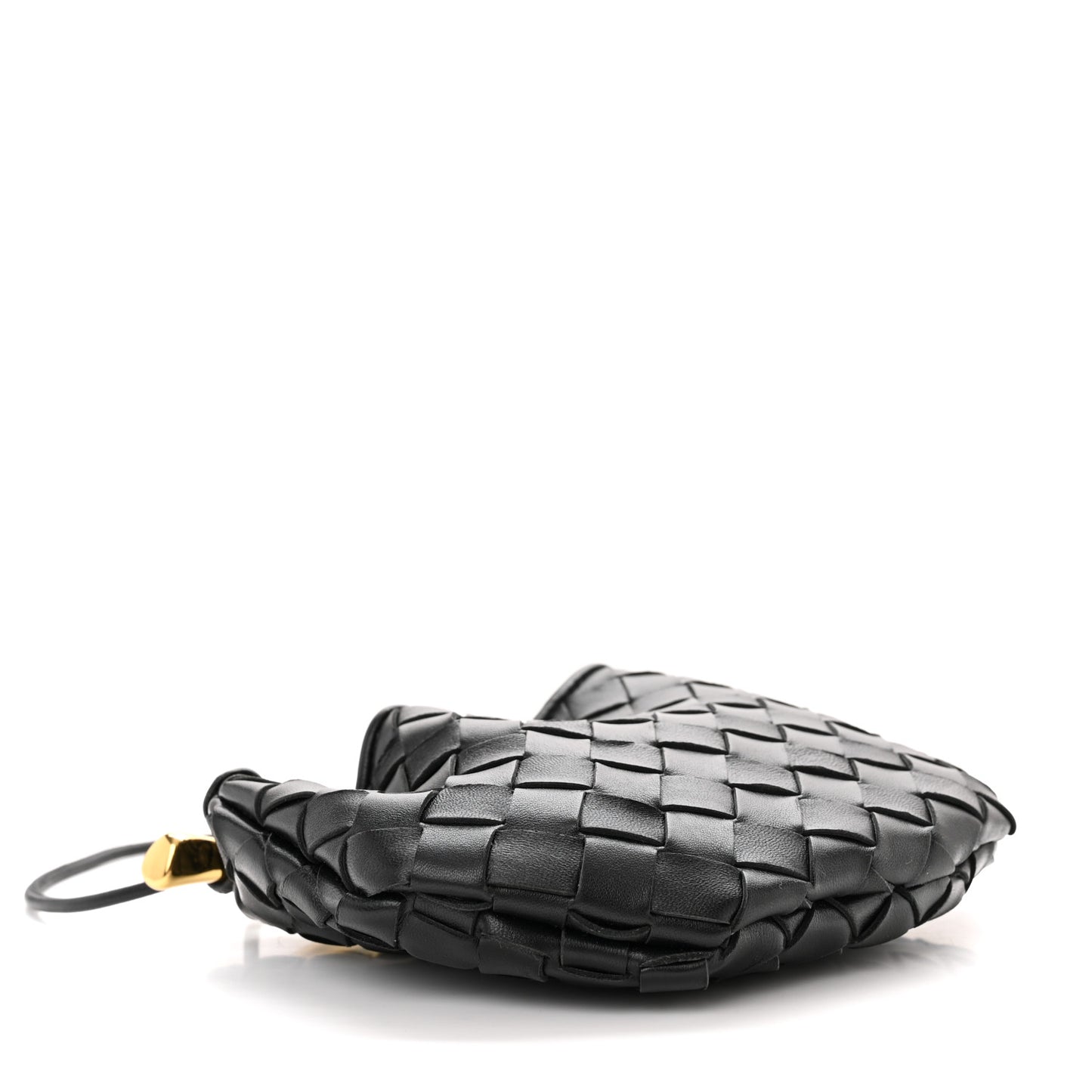 Nappa Intrecciato Mini Sardine Bag Black