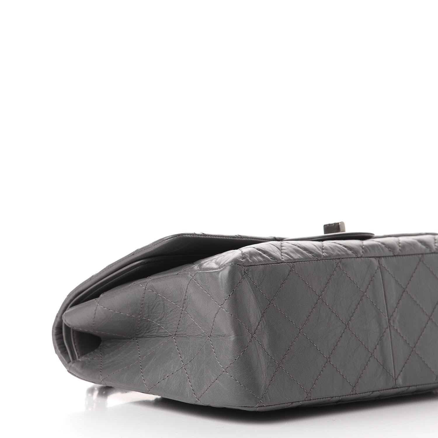 Chanel Aged Calfskin Quilted 2.55 Reissue 227 Flap Grey 8 of 10