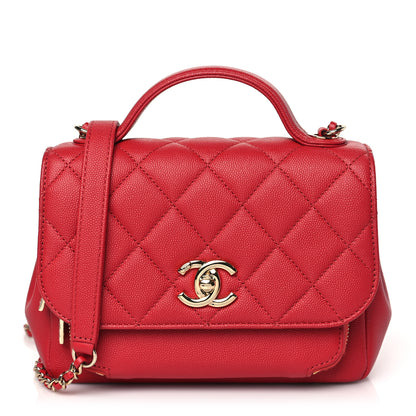 Chanel Caviar Quilted Small Business Affinity Flap Red 1 of 9