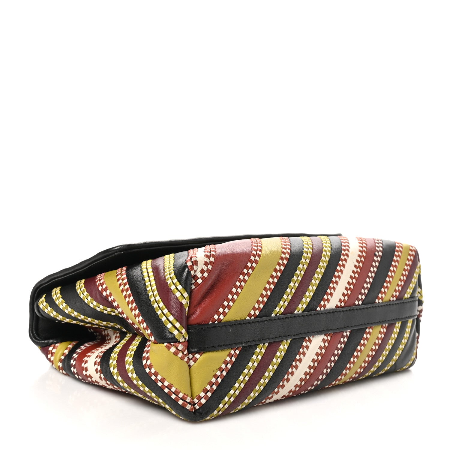Bottega Veneta Nappa Intrecciato Embroidered Olimpia Red Green Multicolor 4 of 9