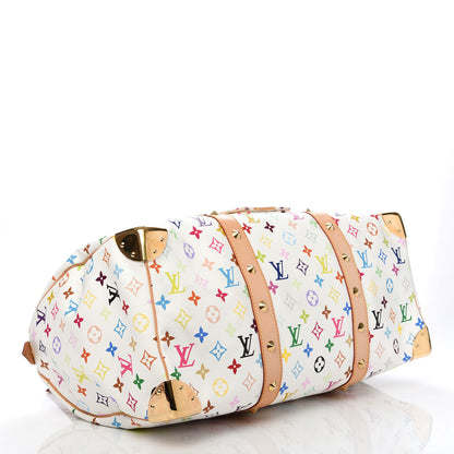 Louis Vuitton Monogram Multicolor Keepall 45 White 3 of 8