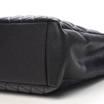 Chanel Caviar Quilted Grand Shopping Tote GST Black 10 of 11